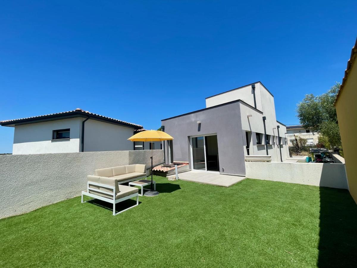 Appartement Souplex Jardin Proche Autoroute, Plages Et Attractions, Wifi - Tv, Calme Bessan Zewnętrze zdjęcie
