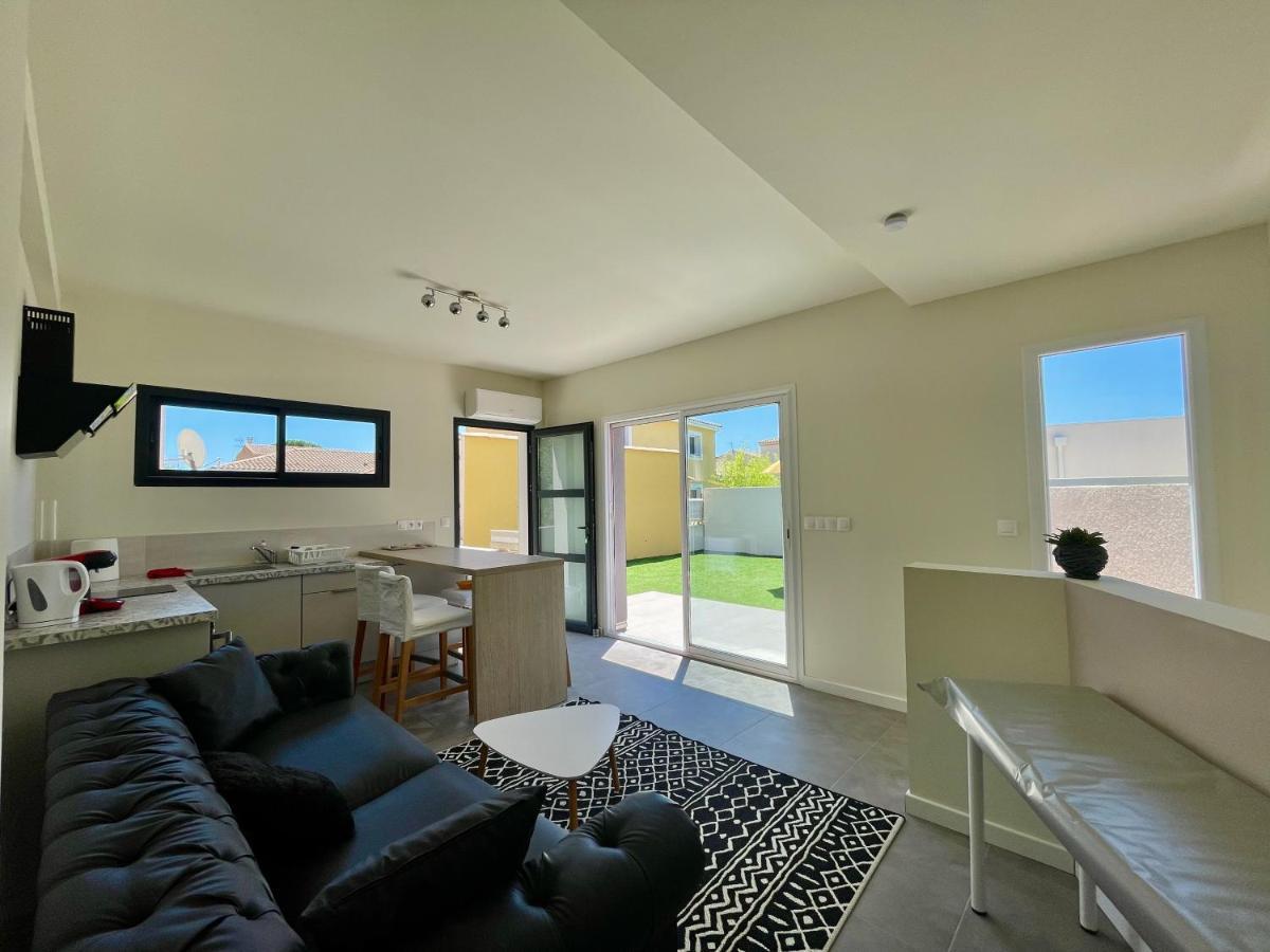 Appartement Souplex Jardin Proche Autoroute, Plages Et Attractions, Wifi - Tv, Calme Bessan Zewnętrze zdjęcie