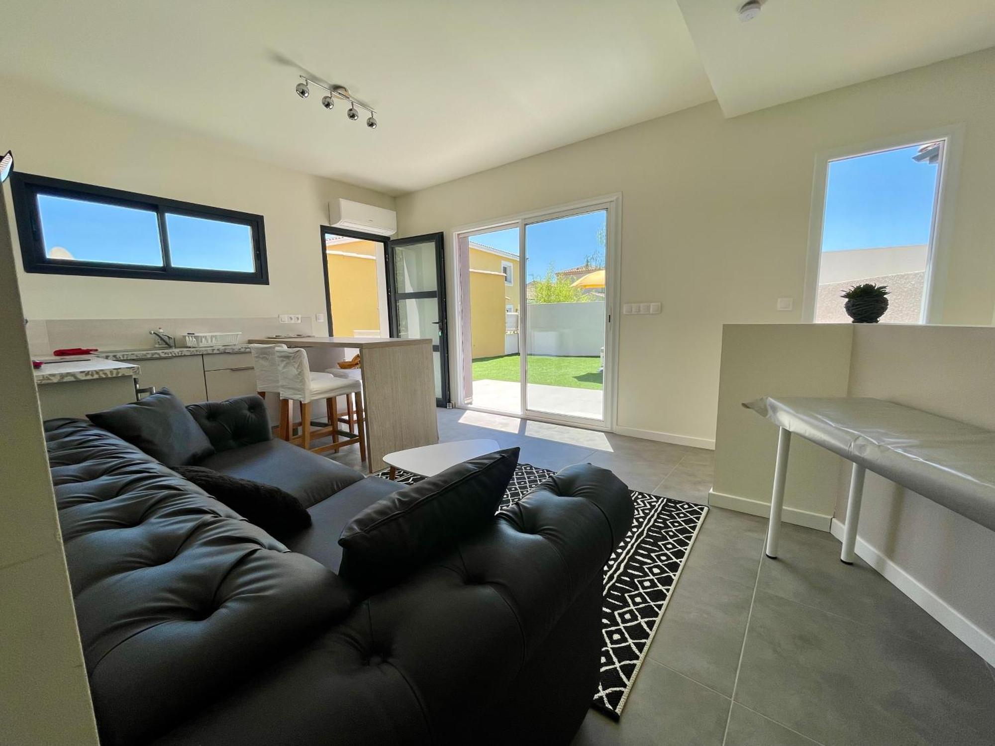 Appartement Souplex Jardin Proche Autoroute, Plages Et Attractions, Wifi - Tv, Calme Bessan Zewnętrze zdjęcie